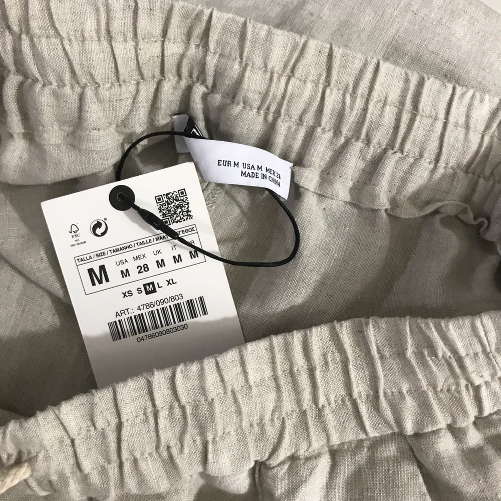 Zara Linen Pants - Picture 7 of 7